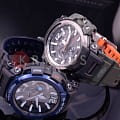 Casio GPW-2000-1A2 мужские часы застежка крупным планом
