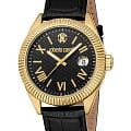 Roberto Cavalli Roberto Cavalli Uomo Classico III RC5G113L0035  RC5G113L0035 кварцевые мужские часы черный циферблат, браслет кожаный — вид спереди