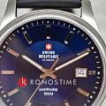 Swiss Military by Chrono Swiss Military by Chronо SM30200.12,  швейцария мужские часы на браслете кожаный боковой вид