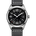 Hamilton Hamilton Khaki Field Quartz H68551733  H68551733 кварцевые мужские часы черный циферблат, браслет кожаный — вид спереди