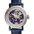 Fossil Fossil Original Boyfriend Automatic ME3136  ME3136 механические женские часы синий циферблат, браслет кожаный — вид спереди
