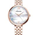 Adriatica Adriatica Essence A3760.918ZQ  A3760.918ZQ кварцевые женские часы перламутровый циферблат, браслет сталь c pvd покрытием — вид спереди
