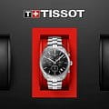 Tissot Tissot PR 100 Сhronograph T101.417.11.051.00, t-classic швейцария мужские часы на браслете нержавеющая сталь боковой вид