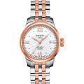 Tissot Tissot Le Locle Automatic Lady T41.2.183.16 Le Locle Automatic T41218316 механические женские часы  белый циферблат, браслет сталь c pvd покрытием — вид спереди
