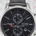 Hugo Boss Hugo Boss Jet HB1513279,  германия мужские часы на браслете кожаный боковой вид