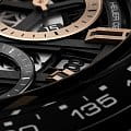 TAG Heuer TAG Heuer Carrera CBG2A50.FC6450, carrera швейцария мужские часы на браслете кожа + каучук боковой вид