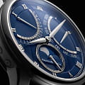 Maurice Lacroix Maurice Lacroix Masterpiece Moonphase Retrograde MP6608-SS001-410-1 мужские часы синий циферблат на запястье