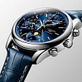 Longines Longines Master Collection L2.673.4.92.0 мужские часы синий циферблат на запястье