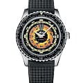 Mido Mido Ocean Star Decompression Worldtimer 200 M026.829.17.051.00  M0268291705100 механические мужские часы цветной циферблат, браслет каучук — вид спереди