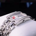 Guess GUESS W1121L1 кварцевые женские часы часы крупный план серебристый циферблата