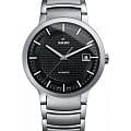 Rado Rado Centrix Automatic R30939163 Automatic R30939163 механические мужские часы черный циферблат, браслет сталь + высокотехнологичная керамика — вид спереди