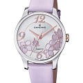 Candino Candino Elegance C4720/2  C4720/2 кварцевые женские часы  фиолетовый циферблат, браслет кожаный — вид спереди