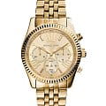 Michael Kors Michael Kors Lexington MK7378  MK7378  кварцевые женские часы  золотой циферблат, браслет сталь c pvd покрытием — вид спереди