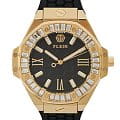 Philipp Plein Philipp Plein Lady Royal PWBDA0424  PWBDA0424 кварцевые женские часы черный циферблат, браслет силикон — вид спереди