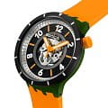 Swatch Swatch Big Bold Bioceramic SB03G107, big bold швейцария мужские часы на браслете силикон боковой вид