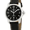 Certina Certina DS Podium C034.407.16.057.00  C0344071605700 кварцевые мужские часы черный циферблат, браслет кожаный — вид спереди