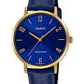 Casio Casio Collection LTP-VT01GL-2B  LTP-VT01GL-2B кварцевые женские часы синий циферблат, браслет кожаный — вид спереди