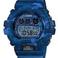 Casio Casio G-Shock GMD-S6900CF-2ER  GMD-S6900CF-2ER электронные женские часы синий циферблат, браслет пластик — вид спереди