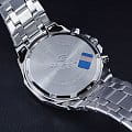 Casio Casio Edifice EFR-539D-1A кварцевые мужские часы часы крупный план черный циферблата