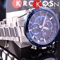 Casio Casio Edifice EQB-900DB-2A мужские часы синий циферблат на запястье