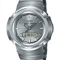 Casio Casio G-Shock AWM-500D-1A8DR (AWM-500D-1A8)  AWM-500D-1A8 электронные мужские часы серебристый циферблат, браслет нержавеющая сталь — вид спереди