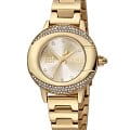 Just Cavalli Just Cavalli animalier JC1L150M0055  JC1L150M0055 кварцевые женские часы золотой циферблат, браслет нержавеющая сталь — вид спереди