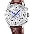 Candino Candino Chronograph C4745/1  C4745/1 кварцевые мужские часы белый циферблат, браслет кожаный — вид спереди
