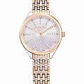 Swarovski Swarovski Attract 5649987  5649987 кварцевые женские часы  серебристый циферблат, браслет нержавеющая сталь с pvd-покрытием — вид спереди