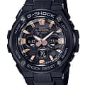 Casio Casio G-Shock GST-S310BDD-1A GST G-Steel GST-S310BDD-1A электронные мужские часы  циферблат, браслет кожа + текстиль — вид спереди