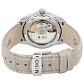 Mido Mido Belluna M024.207.16.036.00 механические женские часы часы крупный план белый циферблата