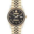 Philipp Plein Philipp Plein Date Superlative PWYAA0923  PWYAA0923 кварцевые женские часы черный циферблат, браслет нержавеющая сталь с ip-покрытием — вид спереди