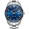 Rado Rado Hyperchrome R32502203  R32502203 кварцевые мужские часы синий циферблат, браслет нержавеющая сталь — вид спереди