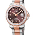Jaguar Jaguar Woman J894/2  J894/2 кварцевые женские часы  красный циферблат, браслет нержавеющая сталь с pvd-покрытием — вид спереди