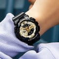 Casio Casio G-Shock GMA-S110GB-1ADR (GMA-S110GB-1A) , наручные женские часы фото под углом