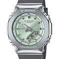 Casio Casio G-Shock GM-S2110-3A GM GM-S2110-3A электронные женские часы зеленый циферблат, браслет пластик — вид спереди