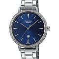 Casio Casio Sheen SHE-4535YD-2A  SHE-4535YD-2A кварцевые женские часы синий циферблат, браслет нержавеющая сталь — вид спереди