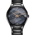 Rado Rado True Automatic Diamonds R27056842 Automatic R27056842 механические мужские часы перламутровый циферблат, браслет керамика — вид спереди