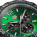 TAG Heuer TAG Heuer Formula 1 CAZ101AP.FT8056 кварцевые мужские часы часы, крупный план зеленый циферблат