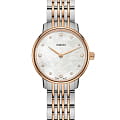 Rado Rado Coupole Classic Diamonds R22897923 Classic R22897923 кварцевые женские часы перламутровый циферблат, браслет сталь c pvd покрытием — вид спереди