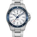Hamilton Hamilton Khaki Navy Scuba Automatic H82505150  H82505150 механические мужские часы белый циферблат, браслет нержавеющая сталь — вид спереди