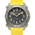 Hamilton Hamilton Khaki Navy Belowzero Auto Titanium H78535380  H78535380 механические мужские часы черный циферблат, браслет каучук — вид спереди