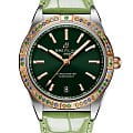 Breitling Breitling Chronomat Automatic 36 South Sea U10380611L1P1  U10380611L1P1 механические женские часы зеленый циферблат, браслет кожаный — вид спереди