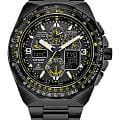 Citizen Citizen Promaster JY8127-59E  JY8127-59E кварцевые мужские часы  черный циферблат, браслет нержавеющая сталь с ip-покрытием — вид спереди