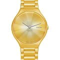 Rado Rado True Thinline x Great Gardens of the World R27122252  R27122252 кварцевые женские часы желтый циферблат, браслет высокотехнологичная керамика — вид спереди