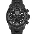 Plein Sport Plein Sport Hurricane PSDBA1023  PSDBA1023 кварцевые мужские часы черный циферблат, браслет сталь с ip покрытием + силикон — вид спереди
