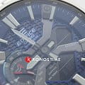 Casio Casio Edifice ECB-S100D-2A кварцевые мужские часы часы крупный план синий циферблата