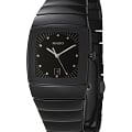 Rado Rado Sintra R13725162  R13725162 кварцевые мужские часы черный циферблат, браслет керамика — вид спереди