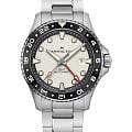 Hamilton Hamilton Khaki Navy Scuba Automatic GMT 43mm H82555150  H82555150 механические мужские часы  зеленый циферблат, браслет нержавеющая сталь — вид спереди
