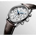 Longines Longines Master Collection L2.859.4.78.3 мужские часы белый циферблат на запястье