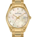 Jacques Lemans Jacques Lemans 50-4O  50-4O кварцевые женские часы  перламутровый циферблат, браслет сталь c pvd покрытием — вид спереди